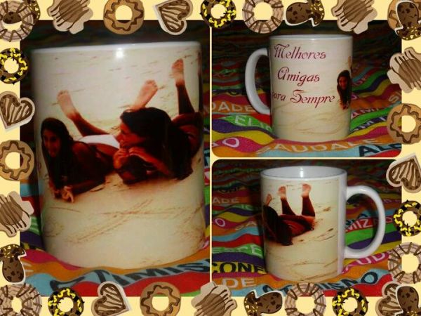 Caneca Porcelana 325 ml - Amizade