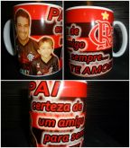 Caneca Porcelana 325 ml - Pai Flamenguista